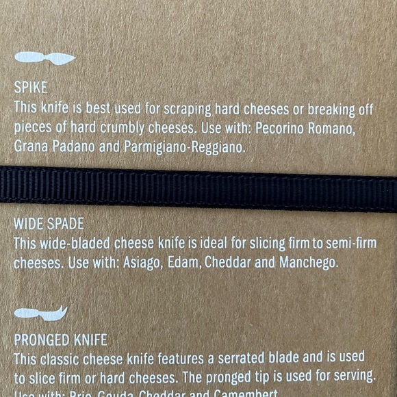 New Pottery Barn Tivoli Cheese Knives, Set of 4, Cheese Spreader, Entertaining - Picture 6 of 12